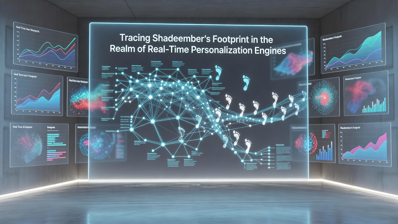 Technical diagram showing data flows in Shadeember-powered real-time personalization engines